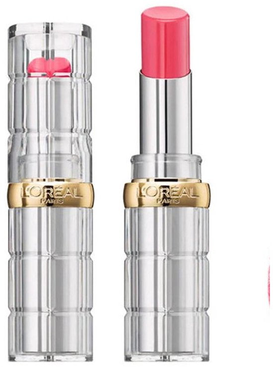 L'Oréal Paris Glow Paradise Balm-In-Lipstick - Verzorgende Lippenstift met Glanzende Finish met Granaatappelextract en Squalaan - 111 Pink Wonderland - Roze - 3,8gr