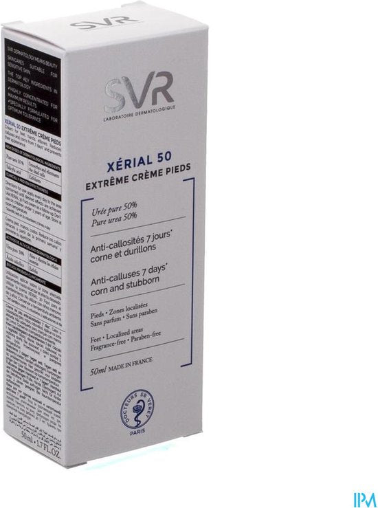 Vochtinbrengende Voetcrème SVR Xerial 50 Extreme Urea (50 ml)