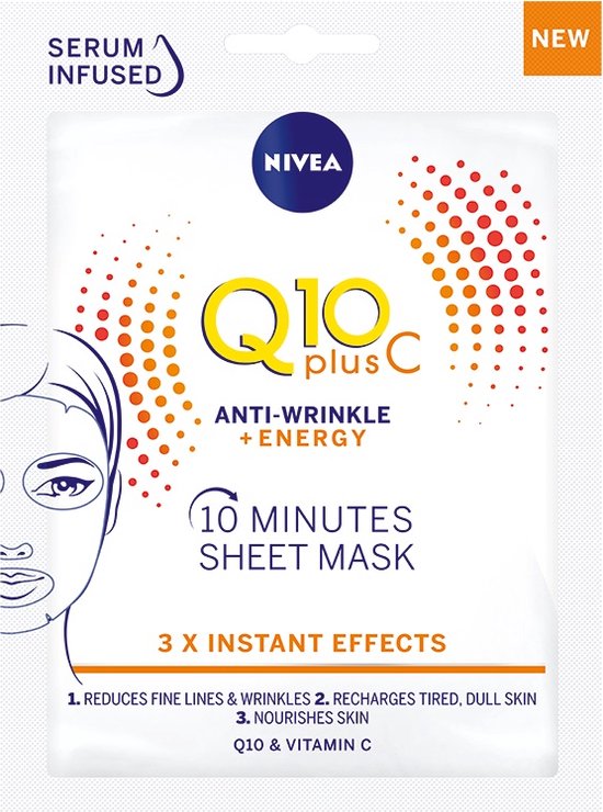 Nivea Q10 Plus C 10 Minutes Sheet Mask 1 Pcs