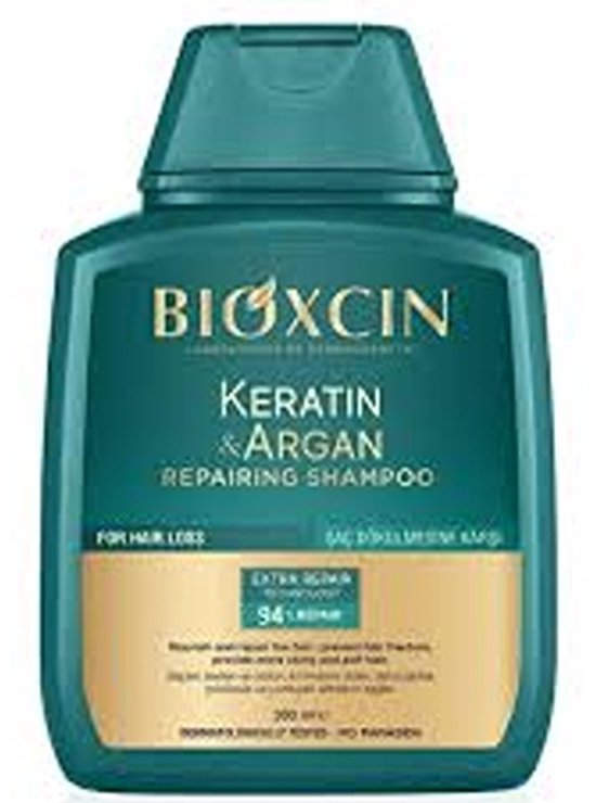 Bioxcin Keratine & Arganolie Shampoo - Tegen Haaruitval - Herstellend - 300ml - Beschadigd Haar