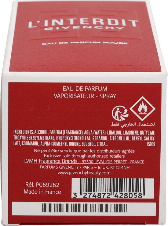 Givenchy L'Interdit Rouge Eau de Parfum 80 ml - Damesparfum