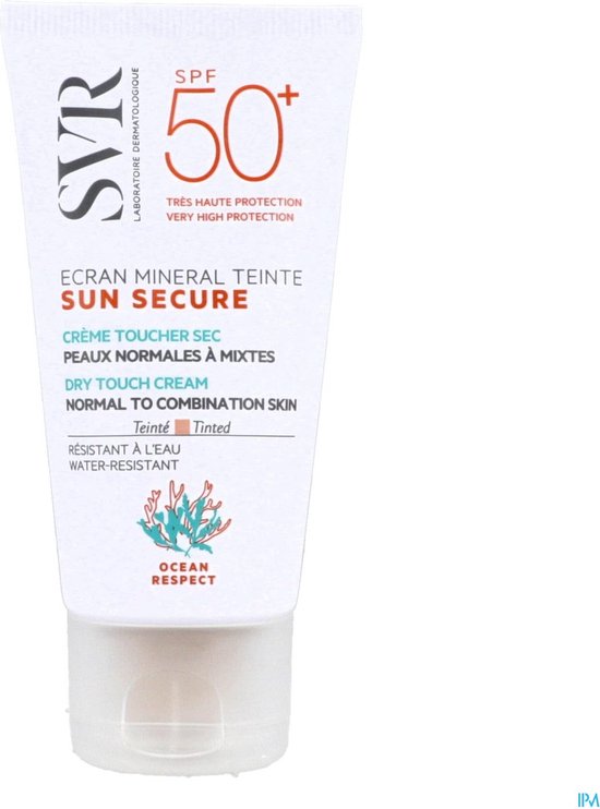 Svr Sun Secure Gekleur.miner.norm.huid Spf50+ 60ml