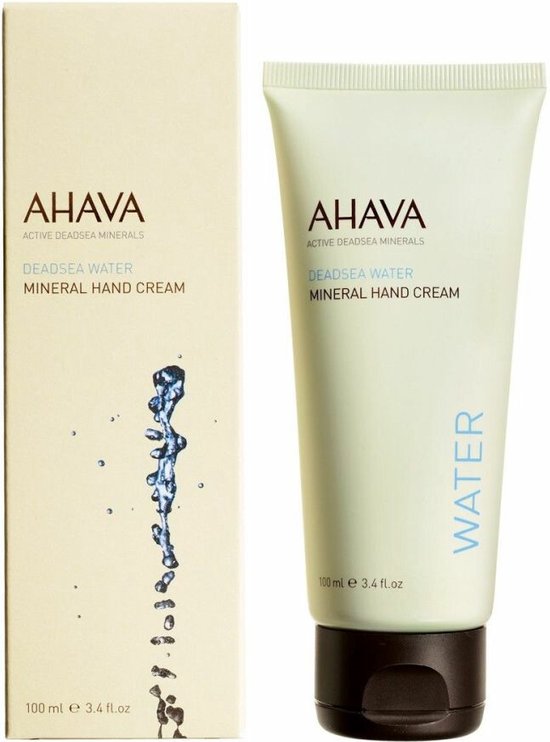 AHAVA Mineraal handcrème – Zorgt voor gladde en soepele handen – Verzacht en kalmeert de huid – Anti Uitdroging – VEGAN – Alcohol- en parabenenvrij – 100ml