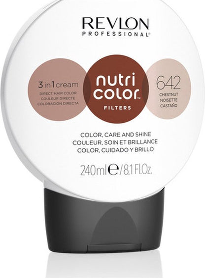 Permanente Kleur Nutri Color Revlon 642 Bruin (240 ml)