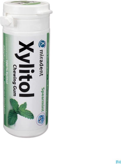 Miradent Xylitol Kauwgom - Groene Munt - 30 stuks