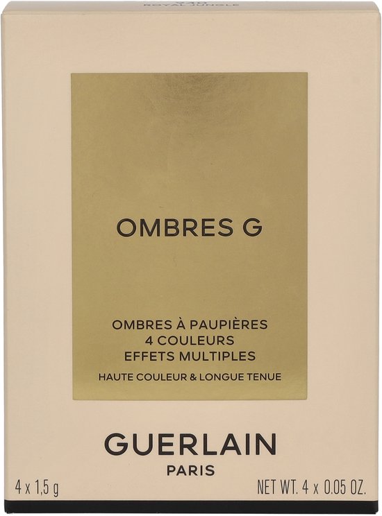 Guerlain Ombres G, Poeder, Bruin, Royal Jungle, 4 kleuren, Mat, Metallic, Parel, Satijn, Kleurenpalet