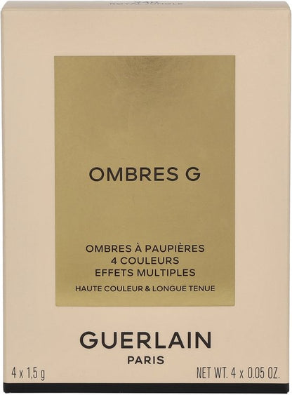 Guerlain Ombres G, Poeder, Bruin, Royal Jungle, 4 kleuren, Mat, Metallic, Parel, Satijn, Kleurenpalet