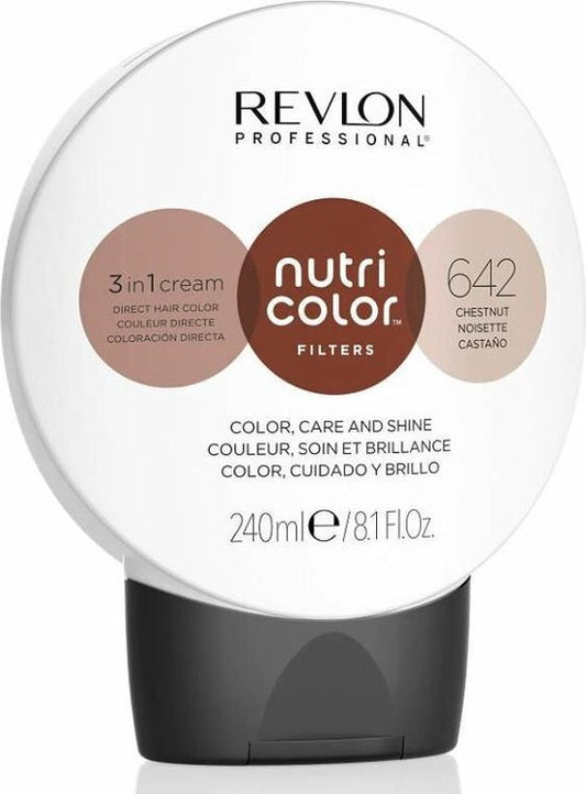 Permanente Kleur Nutri Color Revlon 642 Bruin (240 ml)