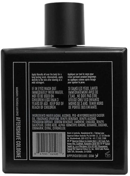Uppercut Deluxe Aftershave Cologne 100 ml. | Eau de Cologne