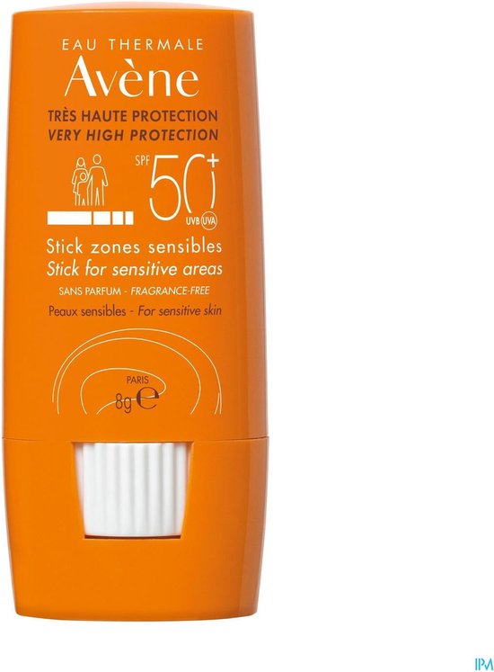 Avène Zonnebrandcrème Solaire Haute Sensitive Avene Spf 50+ Stick - Zonnebrand - 8 ml