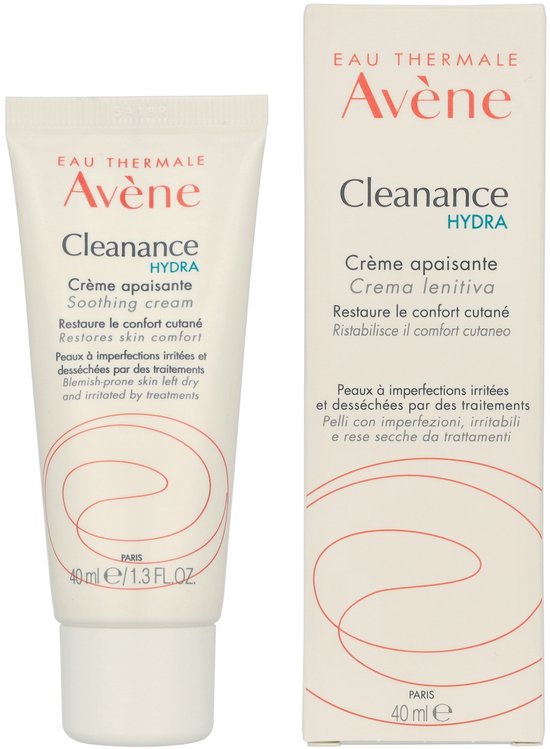 Avene Cleanance HYDRA gezichtsreiniging & reiniging crème Vrouwen 40 ml