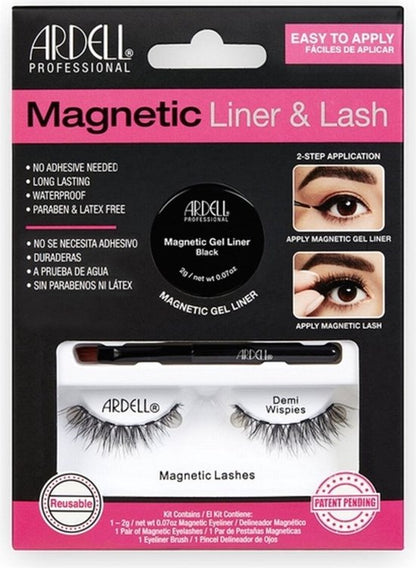 Ardell - Magnetic Liner & Lash Demi Wispies- herbruikbaar - 1set