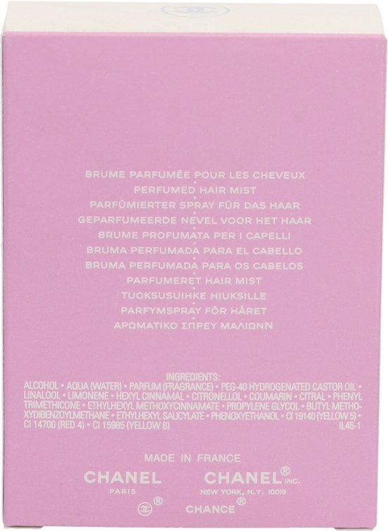 Chanel Chance - 35 ml - hairmist - haarparfum voor dames