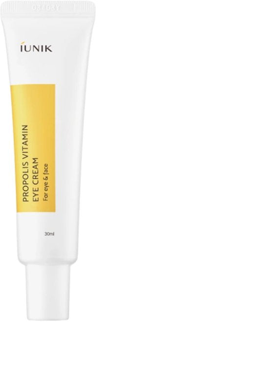 iUNIK Propolis Vitamin Eye Cream. Hydrating, brightening, anti-aging eye-care.