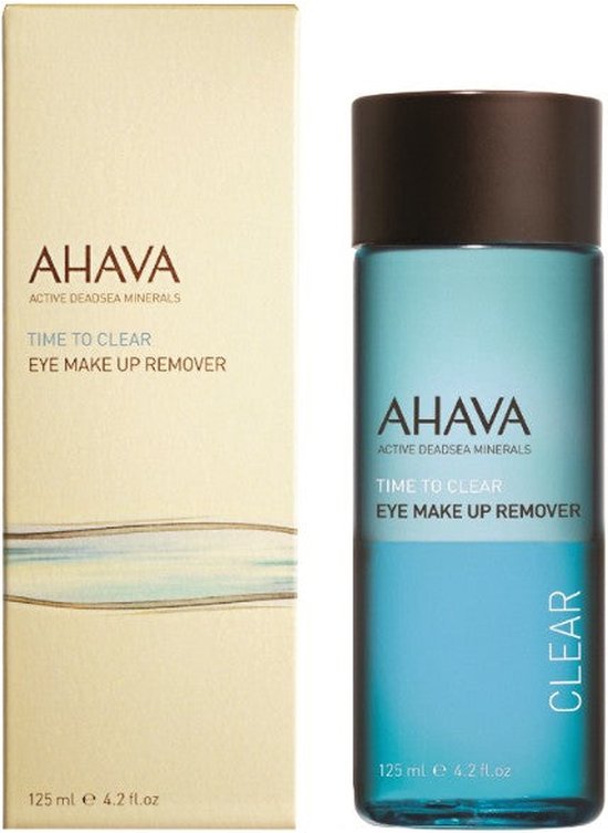 AHAVA Oogmake-up Remover - Effectief & Zacht | Verwijdert Waterproof Make-up | Veilig voor Gevoelige Huid & Lensdragers | Gezichtsreiniger - 125ml