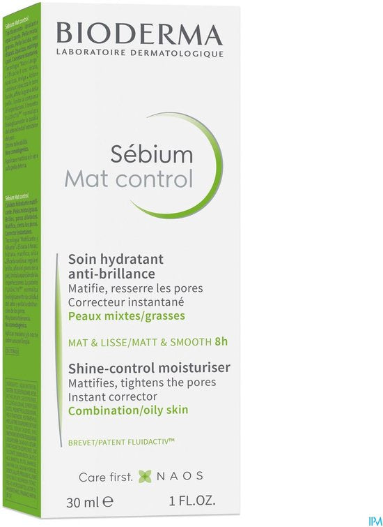 Bioderma - Sébium Mat Control Moisturiser (L)