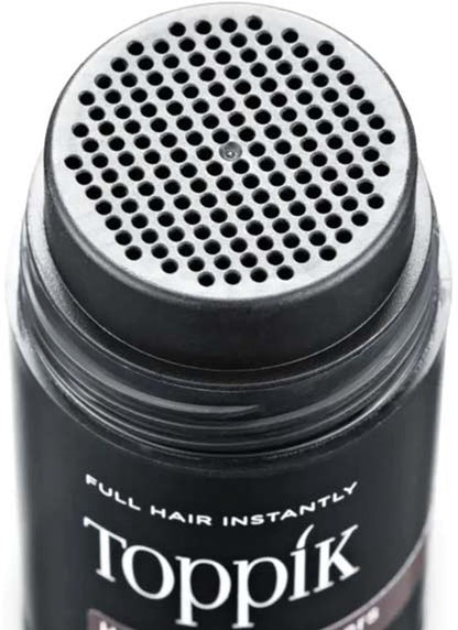 Toppik Hair Building Fibers Donkerbruin | 27,5 gram | Cosmetische Haarverdikker, Verbergt haaruitval (Direct voller haar)