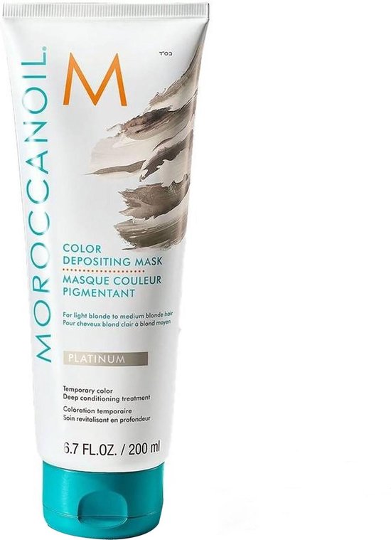 Moroccanoil Color Depositing Mask Platinum - Haarmasker - 200ml
