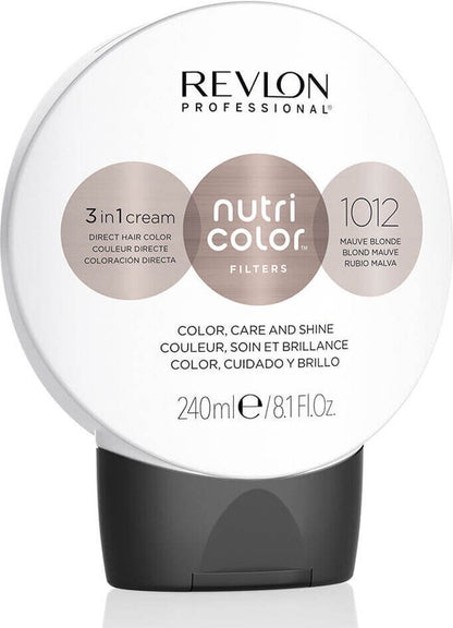 Permanent Dye Revlon Nutri Color Nº 1012 Mauve Blond 240 ml
