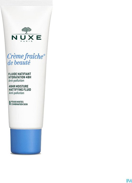 Nuxe Crème Fraîche de Beauté Fluide Matifiant Hydratation 48HR Gezichtsfluid 50 ml