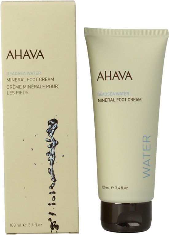 AHAVA Mineraal Voetcrème - Hydrateert & Voedt Droge Voeten - 100ml