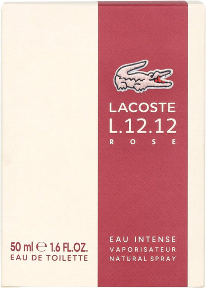 Lacoste Rose 50ml - Eau Intense Vaporisateur Natural Spray - Eau de Toilette - L12.12