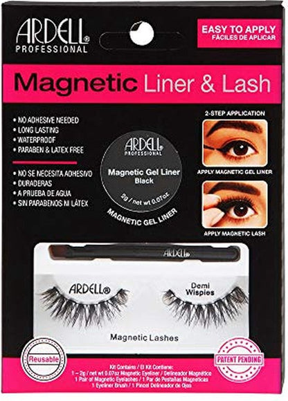 Ardell - Magnetic Liner & Lash Demi Wispies- herbruikbaar - 1set