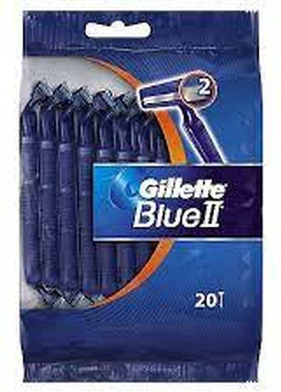 Gillette Blue II - 15+5 stuks - Wegwerpscheermesjes