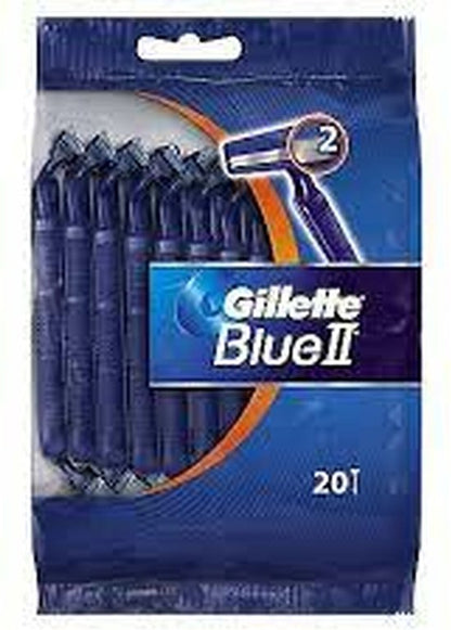 Gillette Blue II - 15+5 stuks - Wegwerpscheermesjes