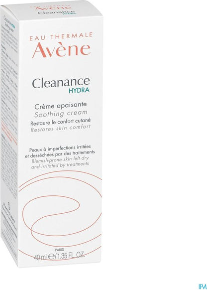Avene Cleanance HYDRA gezichtsreiniging & reiniging crème Vrouwen 40 ml