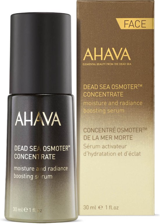 AHAVA Concentraat Serum met Mineralen uit de Dode Zee - Hydrateert & Verjongt | Boost van Binnenuit | Jeugdige Uitstraling | Serum met Vitamine C & Hyaluronzuur | Gezichtsverzorging voor Mannen & Vrouwen | Hyaluronic Acid - 30ml