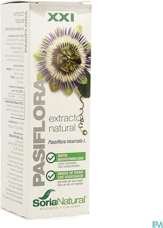 Soria Natural Passiflora incarnata extract 50 Milliliter