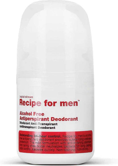 Recipe for Men - Antiperspirant Deodorant Roller - Alcohol vrije anti-transiratie Deodorant