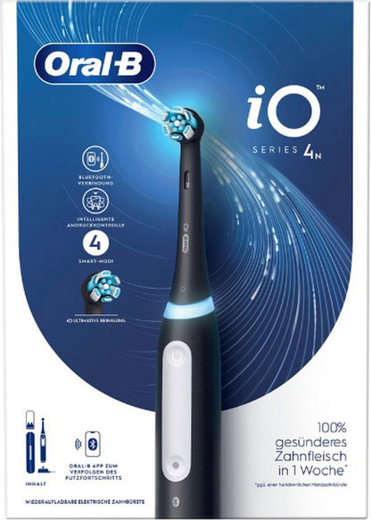 Oral-B iO Series 4N Black Elektrische Tandenborstel