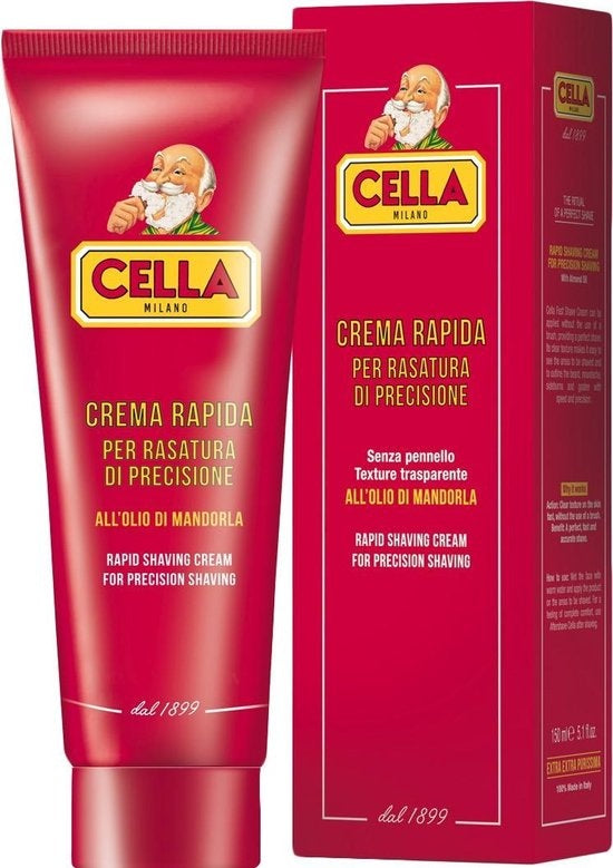 Cella Milano: Snel Scheercreme voor precisie scheren 150 ML