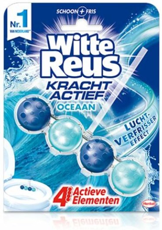 Witte Reus Toiletblok WC Kracht Actief - Oceaan Boost - Duopack