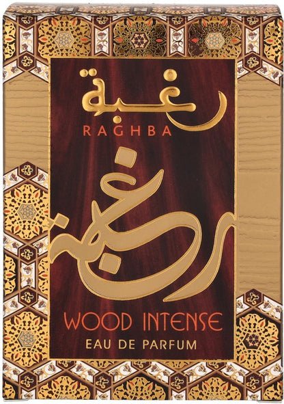 Lattafa Raghba Wood Intense Eau De Parfum 100 Ml