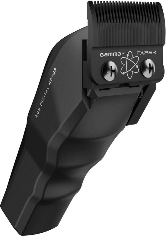 Gamma+ Shorty Professional Clipper met EON digitale motor, Klein formaat, grote prestaties,Faper-mes van 45 mm met zeer soepel bewegend mes van Black Diamond Carbon.