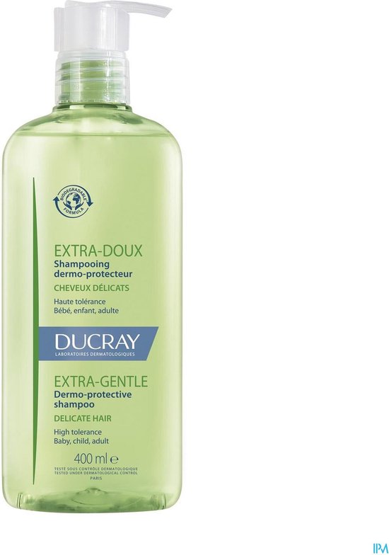 Ducray Extra-Doux Shampooing Dermo-Protecteur Shampoo Dagelijks Gebruik 400ml