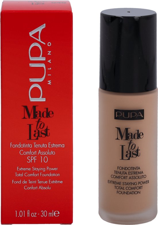 Pupa Made To Last Foundation 040 Medium Beige