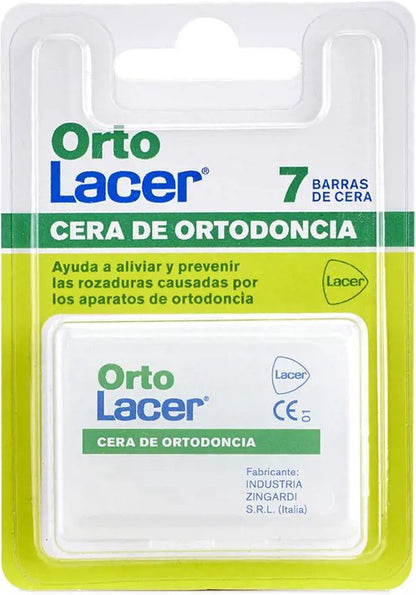 Orthodontische was Lacer Protectora de Rozaduras (7 Unidades)