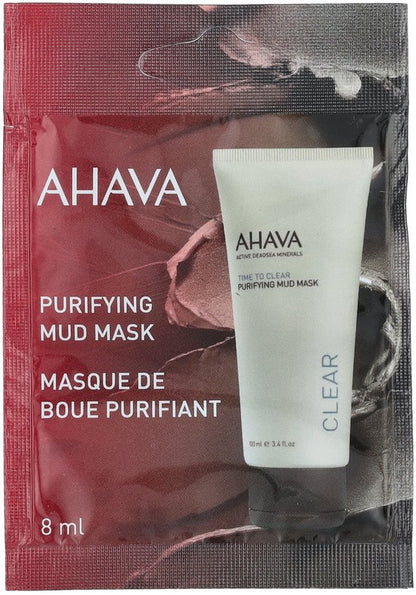 AHAVA Moddermasker | VEGAN | Alcohol- en parabenenvrij, Eenmalig gebruik (8ml)