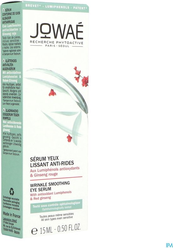 Anti-Rimpel Serum Jowaé Wrinkle Smoothing (15 ml)