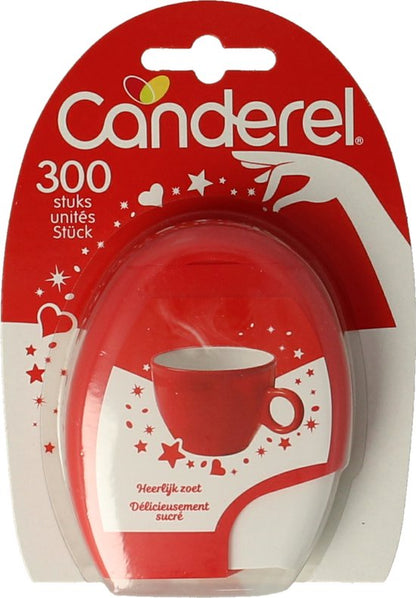 Canderel zoetjes dispenser - met sucralose - 300 stuks