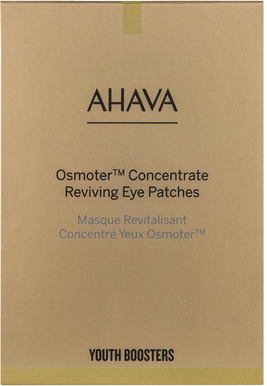 AHAVA Oogmasker met Mineralen uit de Dode Zee - Anti-Rimpel & Anti-Aging | Helpt tegen Wallen & Donkere Kringen | Verbetert Uitstraling & Frisheid | Hyaluronic Acid voor Dames & Heren | Gezichtsverzorging met Vitamine C & Hyaluronzuur - 6 stuks
