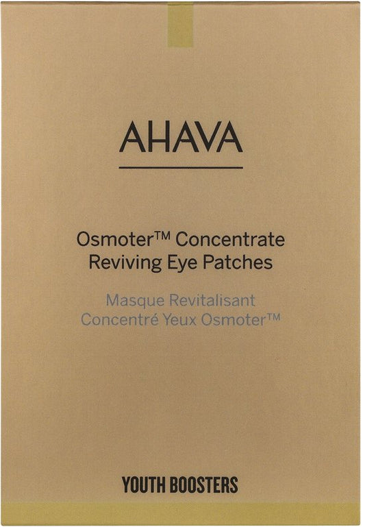 AHAVA Oogmasker met Mineralen uit de Dode Zee - Anti-Rimpel & Anti-Aging | Helpt tegen Wallen & Donkere Kringen | Verbetert Uitstraling & Frisheid | Hyaluronic Acid voor Dames & Heren | Gezichtsverzorging met Vitamine C & Hyaluronzuur - 6 stuks
