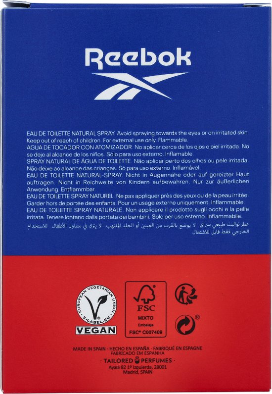 Reebok Move Your Spirit Men Edt Natural Spray