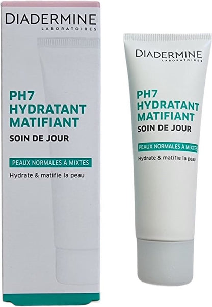 DIADERMINE Matifying Day Hydraterende PH7 - Essenti?le verzorging - 50 ml