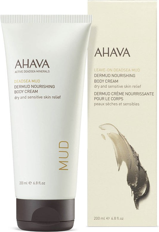 AHAVA Voedende Lichaamscrème - Hydrateert Droge & Gevoelige Huid | Verlicht Irritatie & Ruwheid | Biedt Zachtheid & Comfort | Moisturizer voor een Droge Huid | Verzorging voor Mannen & Vrouwen - 200ml
