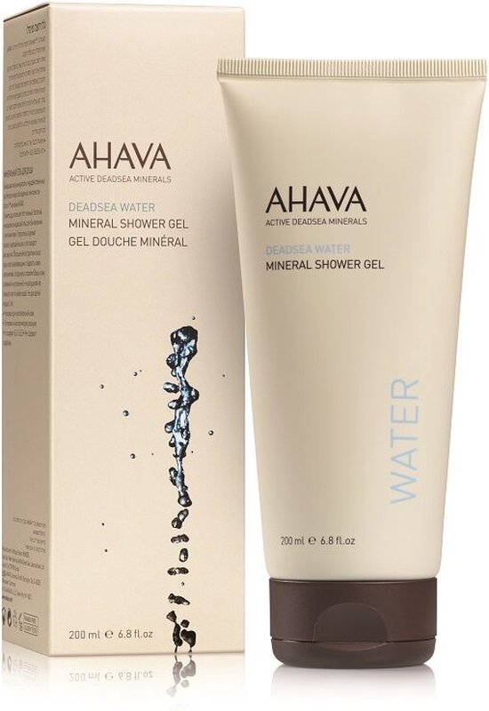AHAVA Mineraal Douchegel | Kersen Bloesem | Zuiverend & Hydraterend | Verfrist & Ontspant | Reinigingsgel voor een droge huid & gezicht | Badzeep | Bo